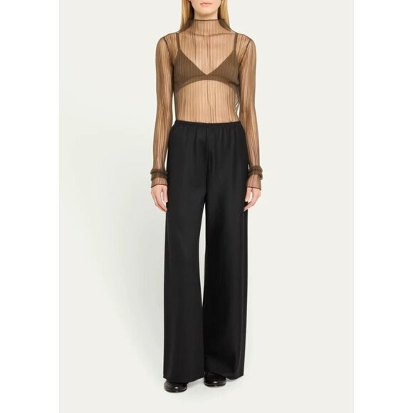 Aisling Camps Modern Mist Turtle Neck Top in Smoke Medium New Womens Blouse - Picture 16 of 17